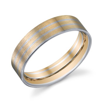 YELLOW GOLD WITH WHITE ACCENTS