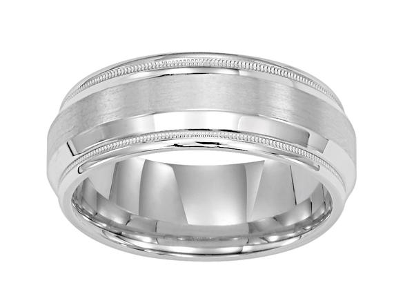 WHITE GOLD 80 MM BAND