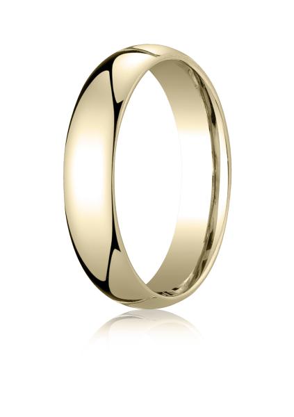14K YELLOW GOLD CLASSIC SHAPE COMFORT FIT RING 5MM