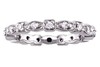 SQUARE AND MARQUISE SHAPE DIAMOND ETERNITY BAND GOLD OR PLATINUM 2.2MM