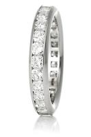 CORONA CUT DIAMOND ETERNITY BAND