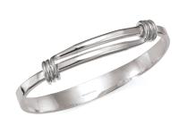 Grand signature bracelet light in sterling silver