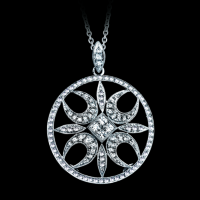 Circle Diamond Pendant