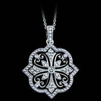 Flower Diamond Pendant