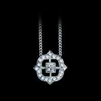 Square Diamond Pendant