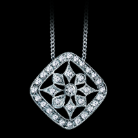 Diamon Snowflake Pendant