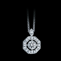 Diamond Solitaire w/ Octagonal Set