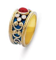 ENAMEL + RUBY & DIAMOND