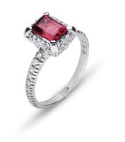 Imperial Topaz and Diamonds