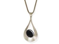 Lullaby pendant in sterling silver