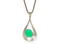 Lullaby pendant in sterling silver