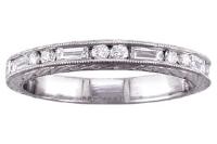 Platinum diamond band