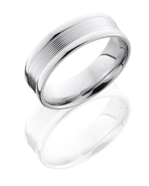 Cobalt Chrome 7mm Band with Rounded Edges