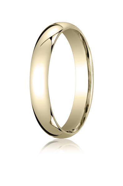14K YELLOW GOLD CLASSIC SHAPE COMFORT FIT RING 4MM