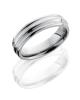 Titanium 6mm Domed Band with Rounded Edges