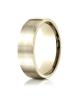 Yellow Gold 7.5mm Comfort-Fit  Satin Finish Design Band