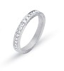 DIAMMOND ETERNITY BAND WITH ENGRAVING IN GOLD OR PLATINUM