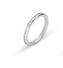 NARROW CHANNEL SET DIAMOND ETERNITY BAND IN GOLD OR PLATINUM