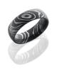 Damascus Steel 7mm Domed Band