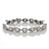 ETERNITY MINI BAND ALTRERNATING SHAPES IN GOLD OR PLATINUM