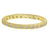 DIAMOND ETERNITY BAND CHISELED IN GOLD OR PLATINUM