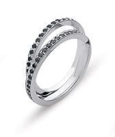 BLACK DIAMOND ETERNITY BANDS SET IN GOLD OR PLATINUM - SOLD INDIVIDUALLY