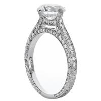ENGAGEMENT RING, MICRO PAVE,